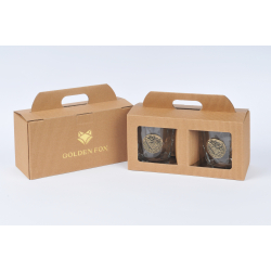 GOLDEN FOX SZKLANKI DO WHISKY DIAMOND     DEER GOLD - 2 SZT